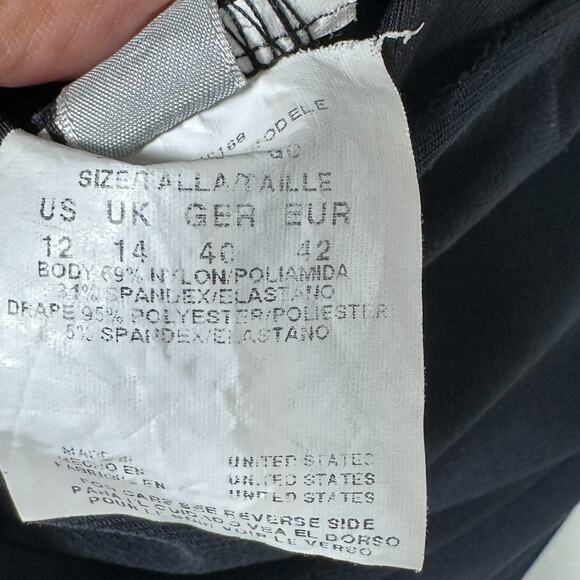 Magicsuit Women's Swimsuit 12 Black Yvonne Halter Neck One Piece Swimdress - Picture 9 of 9